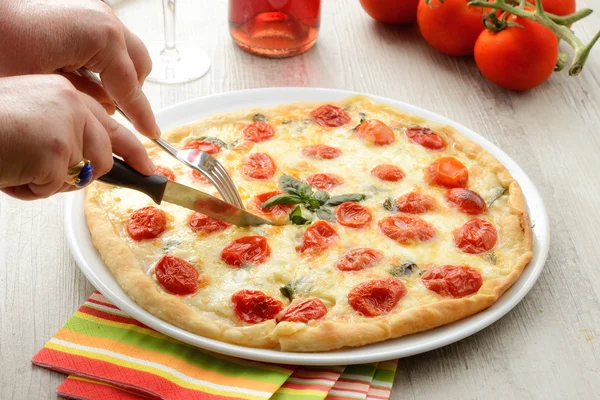 Italian pizza — Stock Photo, Image