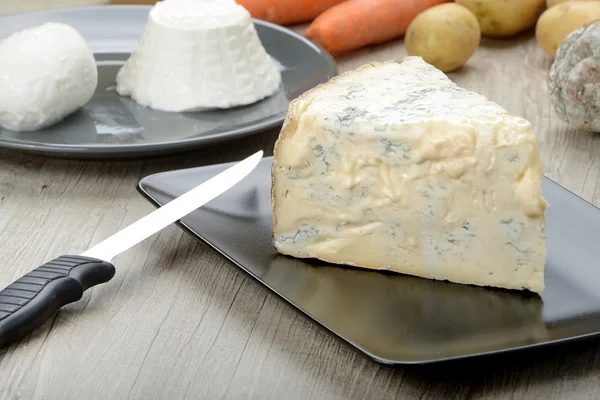 Gorgonzola Roquefort cheese — Stock Photo, Image