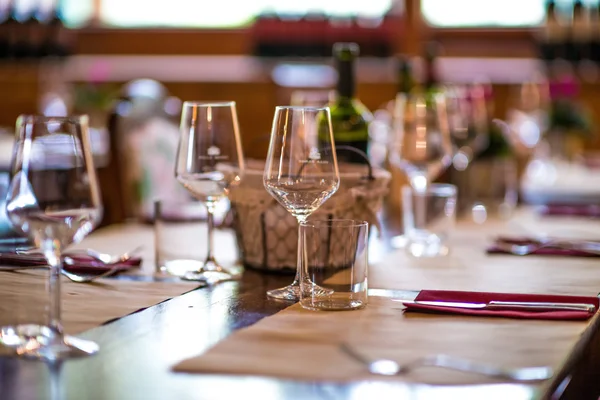 Restaurant table set — Stock Photo, Image