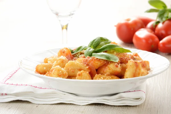 Gnocchi with butter and sage — Stock Photo, Image