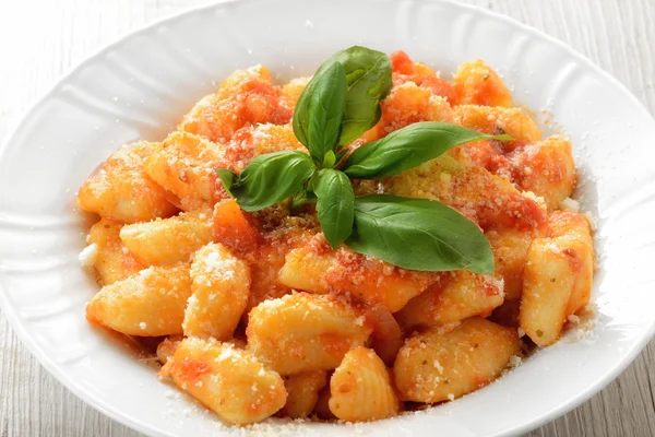 Gnocchi with butter and sage — Stock Photo, Image