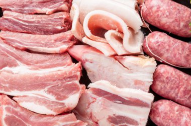 Karışık ham domuz