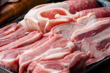 Karışık ham domuz