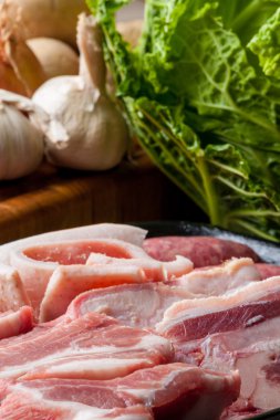 Karışık ham domuz