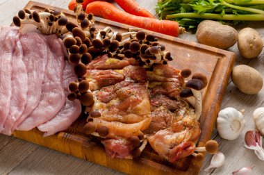 Çiğ tavuk ve hindi