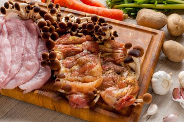 Çiğ tavuk ve hindi