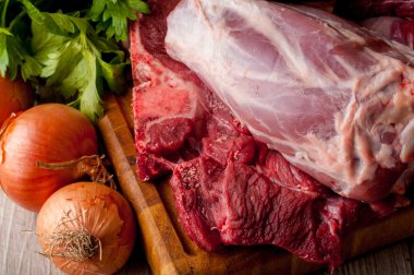 Karışık ham domuz