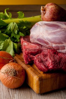 Karışık ham domuz