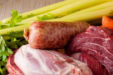 Karışık ham domuz