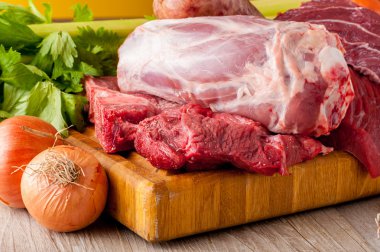 Karışık ham domuz