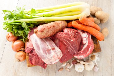 Karışık ham domuz