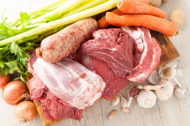 Karışık ham domuz