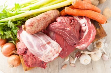 Karışık ham domuz