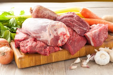 Karışık ham domuz