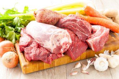 Karışık ham domuz