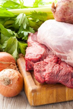 Karışık ham domuz