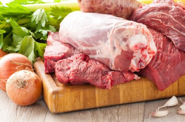 Karışık ham domuz