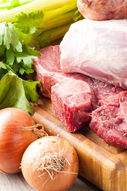 Karışık ham domuz