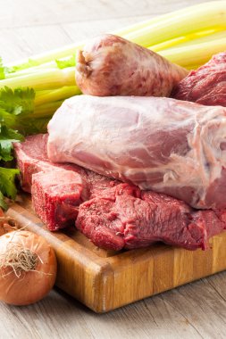 Karışık ham domuz