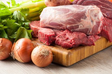 Karışık ham domuz