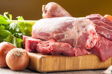 Karışık ham domuz