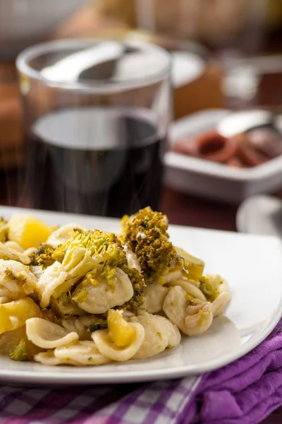 Pasta alle orecchiette — Foto Stock