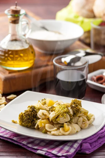 Pasta alle orecchiette — Foto Stock