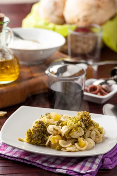 Orecchiette makarna — Stok fotoğraf