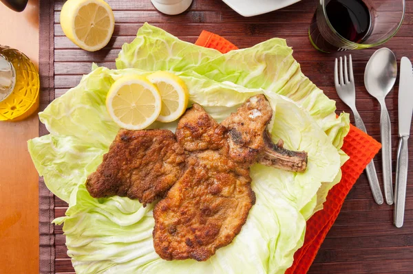 Wiener Schnitzel — Stock Photo, Image