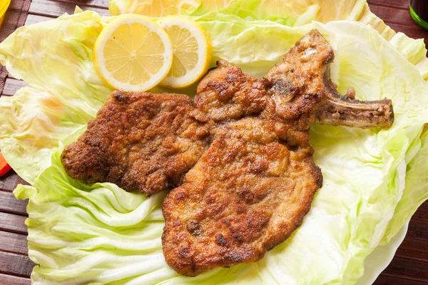 Wiener Schnitzel — Stock Photo, Image