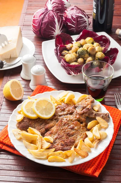 Wiener Schnitzel — Stock Photo, Image