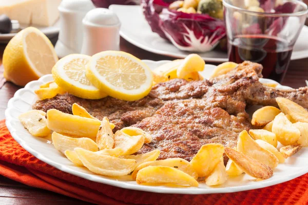 Wiener Schnitzel — Stock Photo, Image