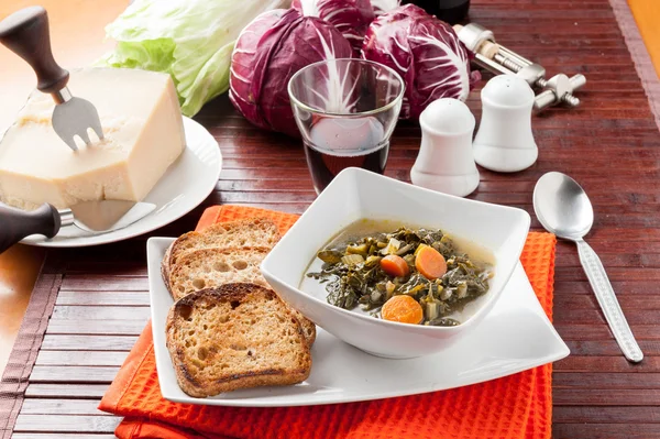 Gemüsesuppe — Stockfoto