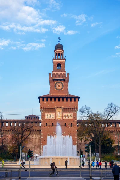 Castelo Sforzesco em Milão — Fotografia de Stock