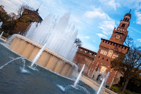 Castelo Sforzesco em Milão — Fotografia de Stock