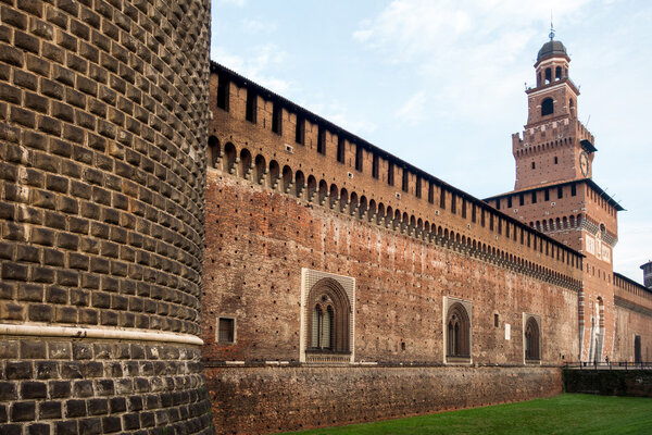 Castle Sforzesco in Milan