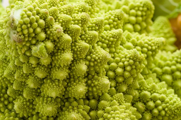 Green cauliflower on a table — Stock Photo, Image