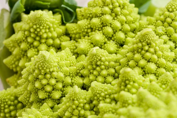 Green cauliflower on a table — Stock Photo, Image