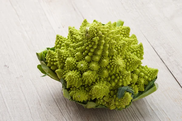 Green cauliflower on a table — Stock Photo, Image