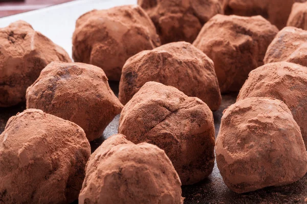 Pralinés de chocolate dulce — Foto de Stock