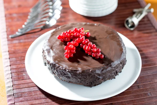 Saaler Schokoladenkuchen — Stockfoto