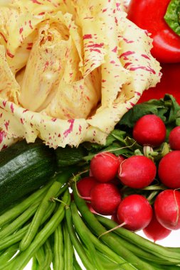 çeşitli taze sebze