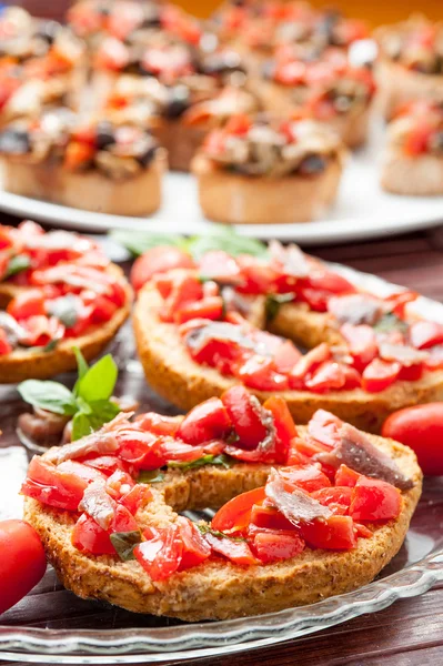 Friselle with tomatoes — Stock Photo, Image