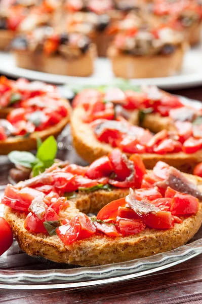 Friselle with tomatoes — Stock Photo, Image