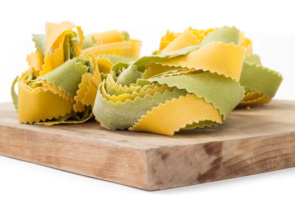 Italiensk färgad pasta — Stockfoto