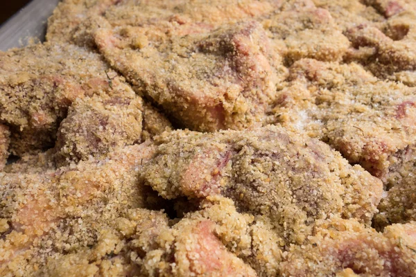 Lamb chops breaded — Stock Photo, Image