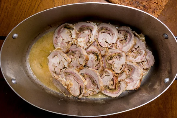 Cut pieces of pork — Stock Photo, Image