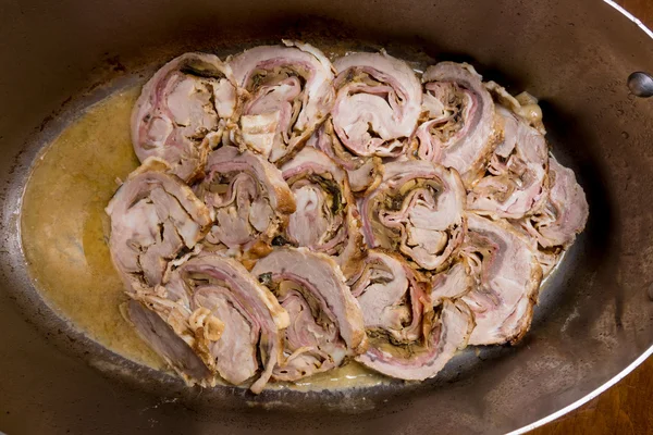 Cut pieces of pork — Stock Photo, Image