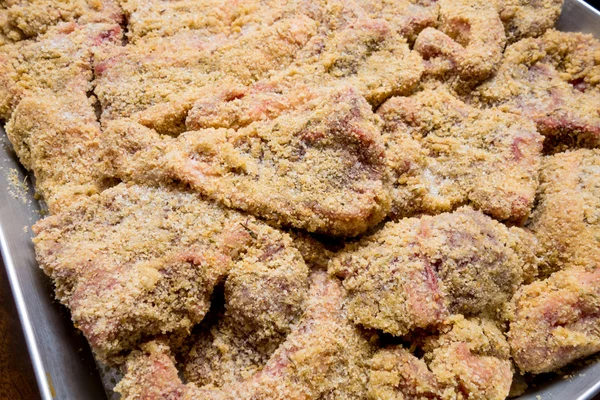 Lamb chops breaded — Stock Photo, Image