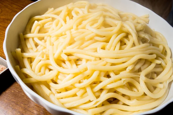Gekochte italienische Spaghetti — Stockfoto